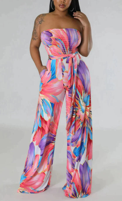 Strapless Jumpsuit - SASHAY COUTURE BOUTIQUE Jumpsuits & Rompers