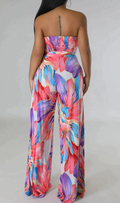 Strapless Jumpsuit - SASHAY COUTURE BOUTIQUE Jumpsuits & Rompers