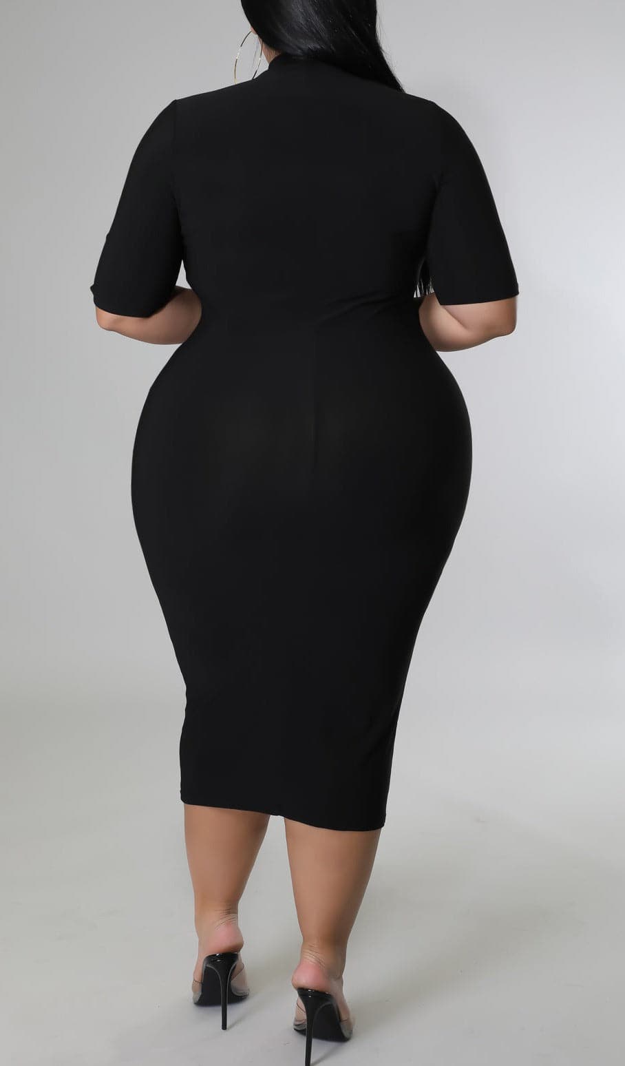 Body Forming Midi (Curvy) - SASHAY COUTURE BOUTIQUE Curvy Dresses