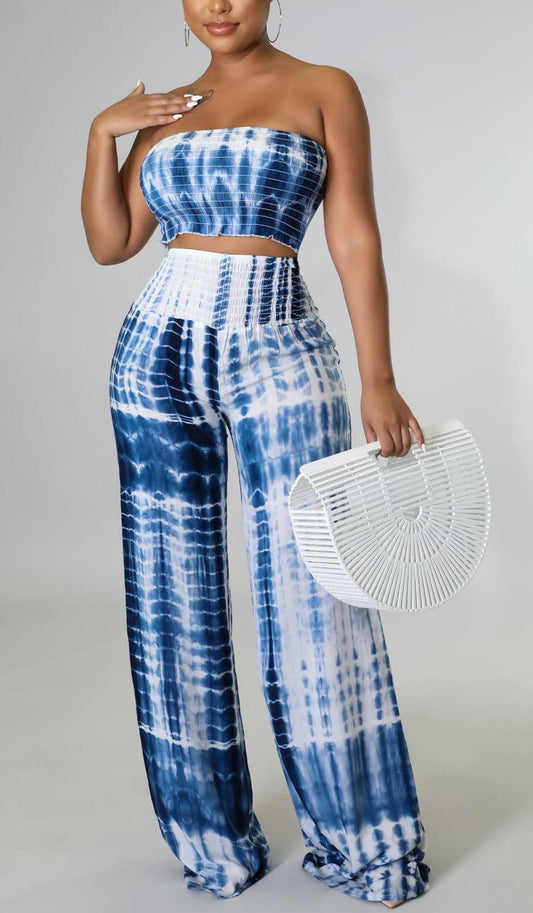 Tube Top and Pants Set - SASHAY COUTURE BOUTIQUE Outfit Sets