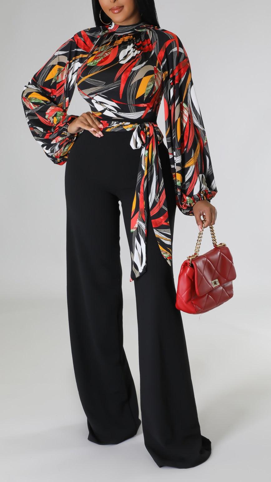 Multi-Color Jumpsuit - SASHAY COUTURE BOUTIQUE Jumpsuits & Rompers