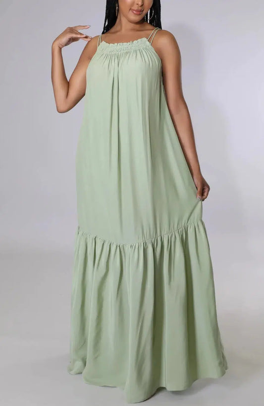 Casual Spaghetti Strap Maxi - SASHAY COUTURE BOUTIQUE Dresses