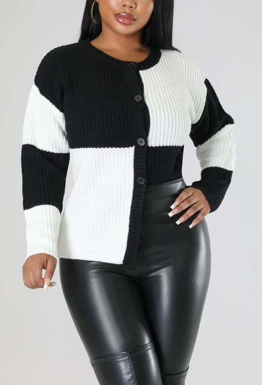 Multi Knit Cardigan - SASHAY COUTURE BOUTIQUE Outerwear