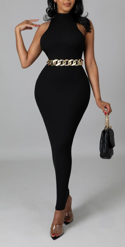 Sleeveless Ribbed Maxi - SASHAY COUTURE BOUTIQUE Dresses