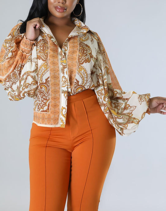 Slightly Sheer Blouse - SASHAY COUTURE BOUTIQUE Apparel & Accessories