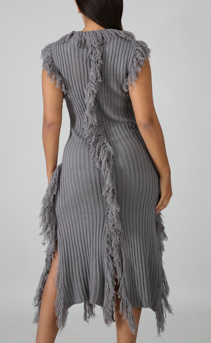 Knit Midi Dress - SASHAY COUTURE BOUTIQUE Dresses