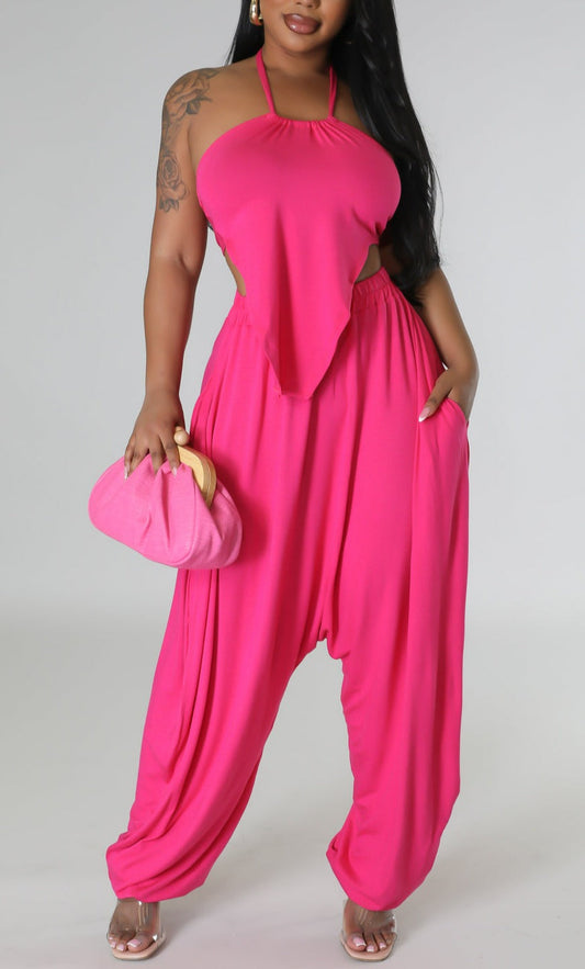 Exaggerated Pants Set - SASHAY COUTURE BOUTIQUE Two Piece