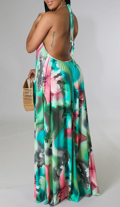 Sashay Vibes Low Back Maxi - SASHAY COUTURE BOUTIQUE Dresses