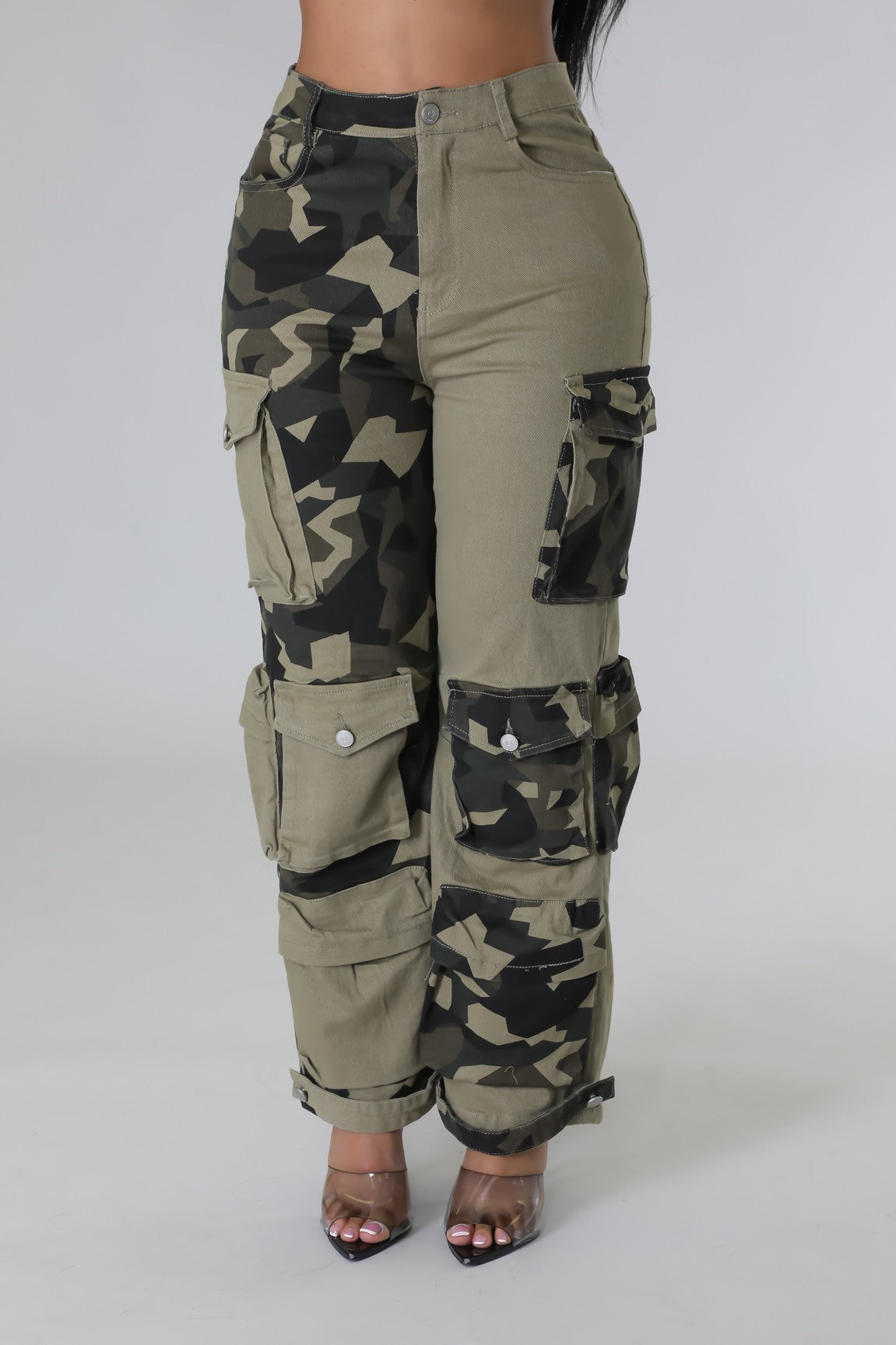 Split Decision Camo Pants - SASHAY COUTURE BOUTIQUE