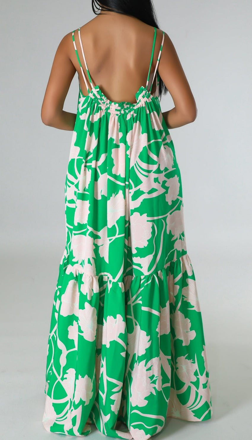 Floral Maxi Dress - SASHAY COUTURE BOUTIQUE Dresses