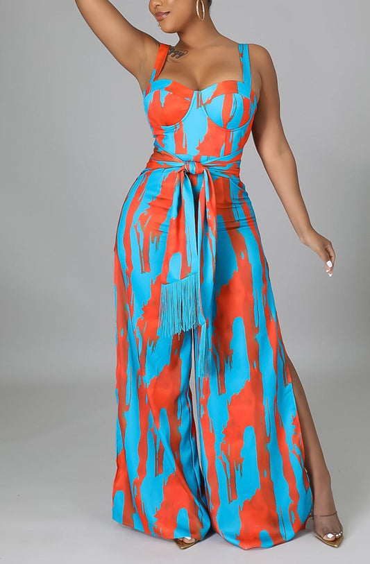 So Sashay Jumpsuit w/ Side Slits - SASHAY COUTURE BOUTIQUE Jumpsuits & Rompers