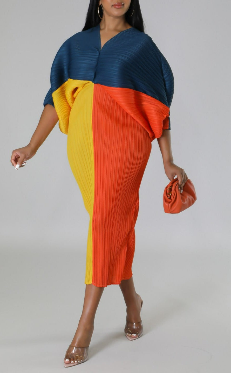 Color Block Midi - SASHAY COUTURE BOUTIQUE Dresses