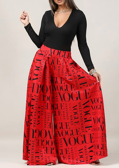 Palazzo Skirt Pants Vogue - SASHAY COUTURE BOUTIQUE